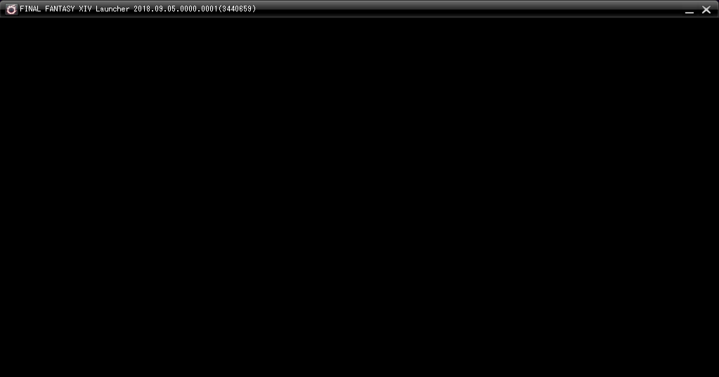 Ffxiv black screen after launching